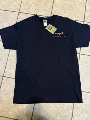 Camisa Corvette GM Licencia Oficial Para Hombre Talla Grande Azul Nueva Foto 1 de 4