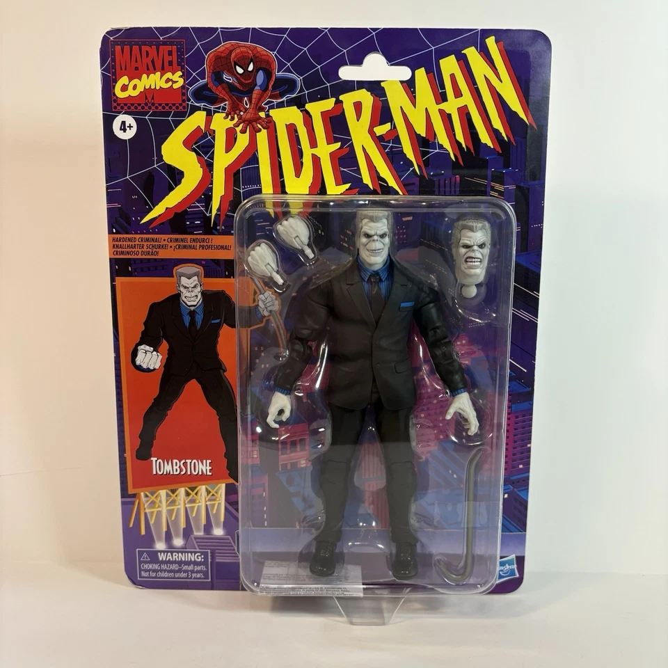 Lápida retro serie animada Spider-Man de Marvel Legends Foto 1 de 3