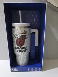 NBA Miami Heat Bling Tumbler Cup 40oz Stainless - Bild 1 von 2