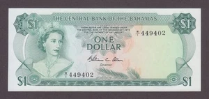 BAHAMAS P.35b-9402 1 DÓLAR 1974 SIG ALLEN PFX CON 1 QE 11 UNC COMBINAMOS 2510 - Imagen 1 de 2