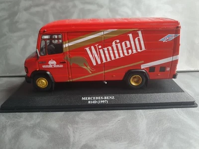 Code 3 Future World Winfield Rally Team Belgium Mercedes Service Van 1/43 Thiry - Image 1 of 4