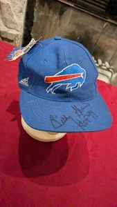 Gorra de béisbol autografiada por Billy Shaw con logotipo de Buffalo Bills "SIN CERTIFICADO DE AUTENTICIDAD"  - Imagen 1 de 7
