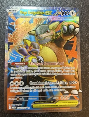 MEGA KANGASKHAN EX 164/132 Full Art Ita Mint carta Pokemon Megaevoluzione MEG  - Immagine 1 di 2