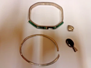 Sterling Silver Lot Scrap .925, 60  Grams With Stones - Picture 1 of 4