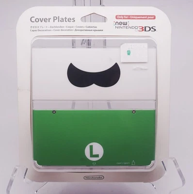 Placas de Cubierta Oficiales para Nueva Nintendo 3DS Kisekae Nº 048 - Bigote Luigi nuevo en caja Foto 1 de 4