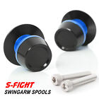10Mm Red Swingarm Spools S-Fight For Zzr 1400 Zx-14R 11 12 13 14 15 16 17