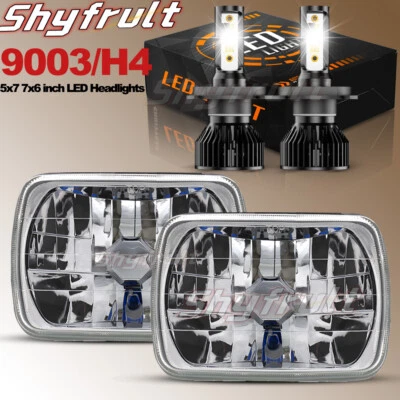 Pair 130W 7x6" LED Hi/Lo Headlights for Peterbilt 365 2008-2017 / 330 2000-2005 Foto 1 de 4