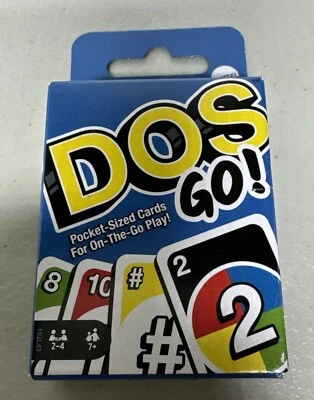DOS GO! CARD GAME Mini Game For Travel New U1 - Image 1 of 2