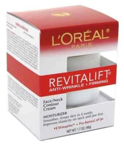 Crema facial y reafirmante antiarrugas y cuello L'Oreal Paris Revitalift 1,7 oz - Imagen 1 de 1