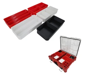 Milwaukee Packout Organizer Compatible Long Nesting Bin 3rd Height - Picture 1 of 49