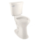 Elongated Toilet 1.28 GPF Single Flush Bathroom Bath White Seat Sold Seperately