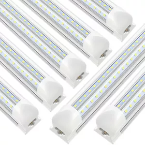 T8 14W~90W LED Tube Light 2FT 4FT 5FT 6FT 8FT Garage Ceiling Shop Light Fixtures - Picture 1 of 22