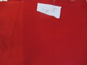 STOFF 6 YARDS 8 ZOLL BAUMWOLLE LEUCHTEND ROT QUILTEN BASTELN NÄHEN STOFF - Bild 1 von 2