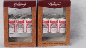 Budweiser Lager Beer 6 pack Ornaments by Kurt S. Alder - Picture 1 of 6