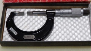 Starrett 486P-1  Blade Type Micrometer With Original Box And Paper  Work - Picture 1 of 8