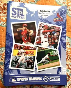 St. Louis Cardinals Official 2025 Jupiter Spring Training Program Baseball - Picture 1 of 4