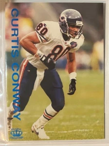 1995 Pacific Trading The Pacific Gridiron Review Curtis Conway Jumbo Card - Picture 1 of 3