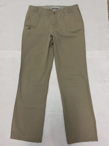 Columbia AL8371 Women’s Sz 10 Tan Cotton Chino Pants Outdoor Hiking Comfort EUC! - Picture 1 of 13