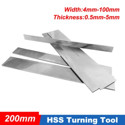 Высокоскоростная стальная планка HSS токарный станок стальной токарный инструмент L:200 мм T:0,5 мм-5 мм - Изображение 1 из 4