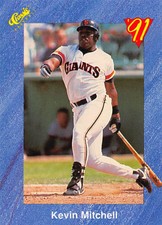 Kevin Mitchell 1991 Classic I T10  San Francisco Giants  Baseball Card