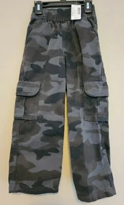 The Children's Place Boys Pull-On Cargo Pants Night Camo Size 4 (NEW) - Picture 1 of 5