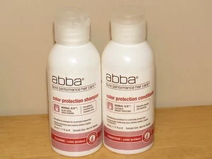 ABBA COLOR PROTECTION SHAMPOO & CONDITIONER 1.7oz TRAVEL SIZE - Picture 1 of 1
