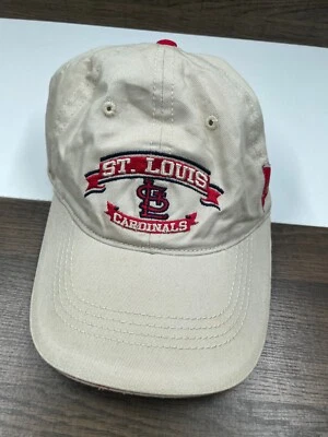 Gorra de béisbol Drew Pearson St Louis Cardinals beige espalda ajustable talla única Foto 1 de 4
