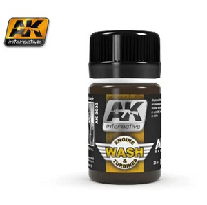 AK Interactive AKI-2033 Air Series: botella de lavado esmalte de motor de avión 35 ml - Imagen 1 de 1