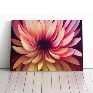 Seducente immagine poster incorniciato tela fiore crisantemo stampa arte da parete - Foto 1 di 5