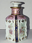 Porcelain Lidded Perfume Bottle Hand Painted Marked Sevre Made In France
