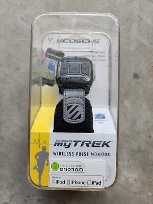 SCOSCHE IPTM MYTREK MY TREK WIRELESS PULSE MONITOR IPOD IPHONE ANDROID FITNESS - Image 1 of 4