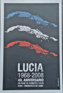 Póster de la película Cuba serigrafía Lucía 1968-2008 Claudio Sotolongo Artes Cubanas - Imagen 1 de 15