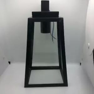 Glass Shade Wall Lamp - Black - Picture 1 of 3