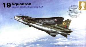AV600 19 Squadron EE / BAC Lightning F2A XN731 RAF unsigned cover - Picture 1 of 1