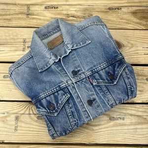 Chaqueta de Camionero LEVIS Años 80 De Colección 70506 0216 Denim Talla 34B Hecha en EE. UU. - Imagen 1 de 9