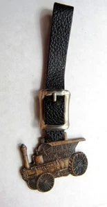 Reeves Construction Steam Tractor Watch Fob w/Strap - Fob of the Month 40 - NICE - Picture 1 of 3