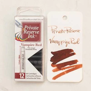 Private Reserve Ink Cartridges - Vampire Red - Picture 1 of 1