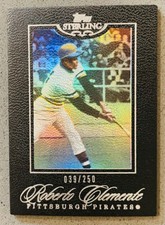 2006 Topps Sterling Baseball #87 Roberto Clemente /250 Black Suede Card Pirates