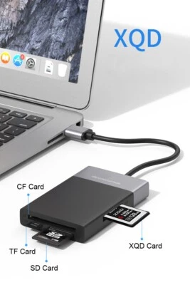 6in1 USB 3.0 HUB SD TF SDHC U Flash Disk CF Card Reader Multi Memory Card Writer - Image 1 of 4