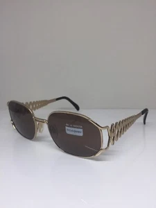 New Vintage Yves Saint Laurent YSL 6031 Sunglasses C. Y 101 Shiny Gold Italy - Picture 1 of 12
