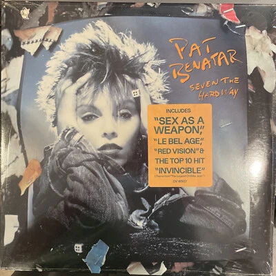 Pat Benatar - Seven the Hard Way (1985) Vinyl LP  W/Hype Stickers OV 41507 Seald - Image 1 of 3