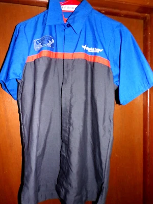 FORD QUICK LANE SHOP/UNIFORM SHORT SLEEVE SHIRT USED-RECYCLED - Image 1 of 2
