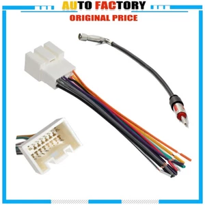 Car Radio Wiring HARNESS & Antenna Adapter Plug For Ford Escape Expedition F-150 - Foto 1 di 6
