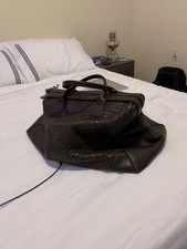 BOTTEGA VENETA Weekender Duffle Bag Dark Brown