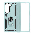 Case for Samsung Z Fold 5, Hybrid Shockproof with Magnetic Ring Stand, Green