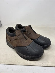 Propet Blizzard Round Toe Zippered Snow Mens Brown Casual Boots M3786 10.5 5E - Picture 1 of 8