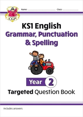 KS1 English Targeted Question Book: Grammar, Punctuation & Spell... by CGP Books - Image 1 of 2