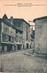 di48 cartolina nerac, l'hotel sully,francia - Picture 1 of 2