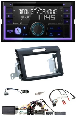 JVC Lenkrad USB 2DIN DAB Bluetooth CD Autoradio für Honda CR-V FR5/FR6 ab 2013 s - Bild 1 von 4