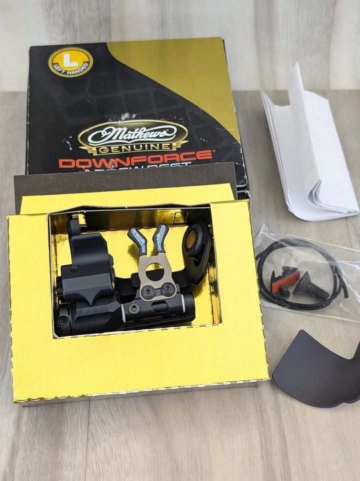 Mathews Downforce Black LH Arrow Rest #80268 New Open Box See Pictures Foam Torn - Image 1 of 4